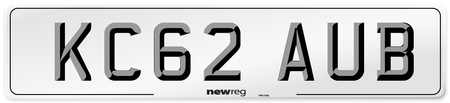 KC62 AUB Number Plate from New Reg